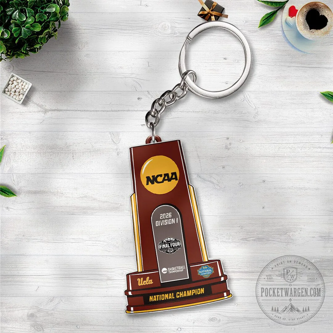 UCLA Bruins 2026 Women's Basketball National Champions Final Four Keychain