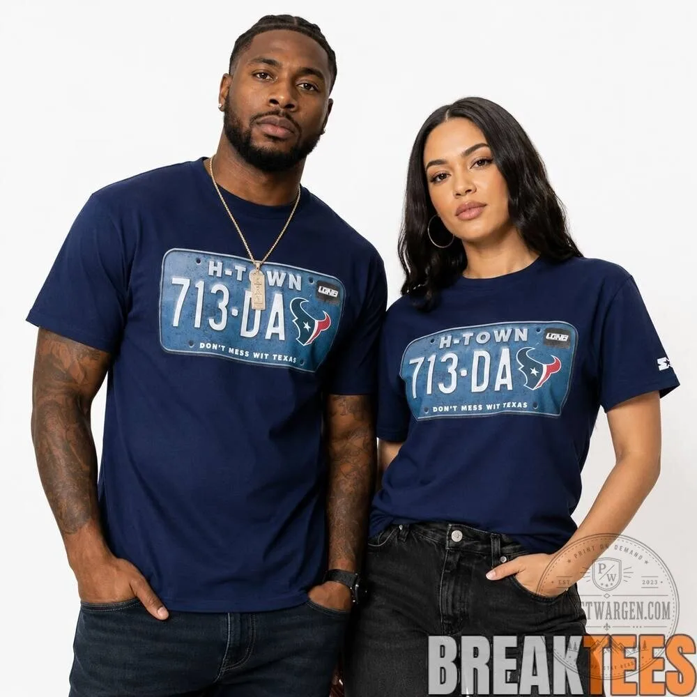 Houston Texas 713 Day Celebration Don't Mess With Texas T-Shirt