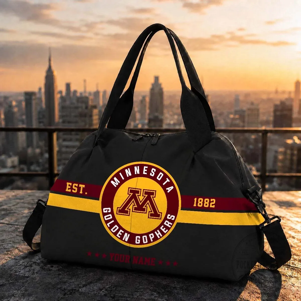 Minnesota Golden Gophers Established 1882 Personalized Travel Bag
