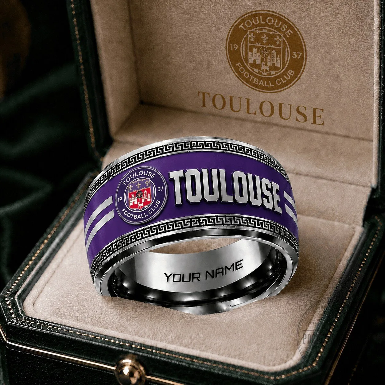 Toulouse Football Club Ligue 1 Special Edition Custom Name Ring 5 Toulouse Football Club Ligue 1 Special Edition Custom Name Ring
