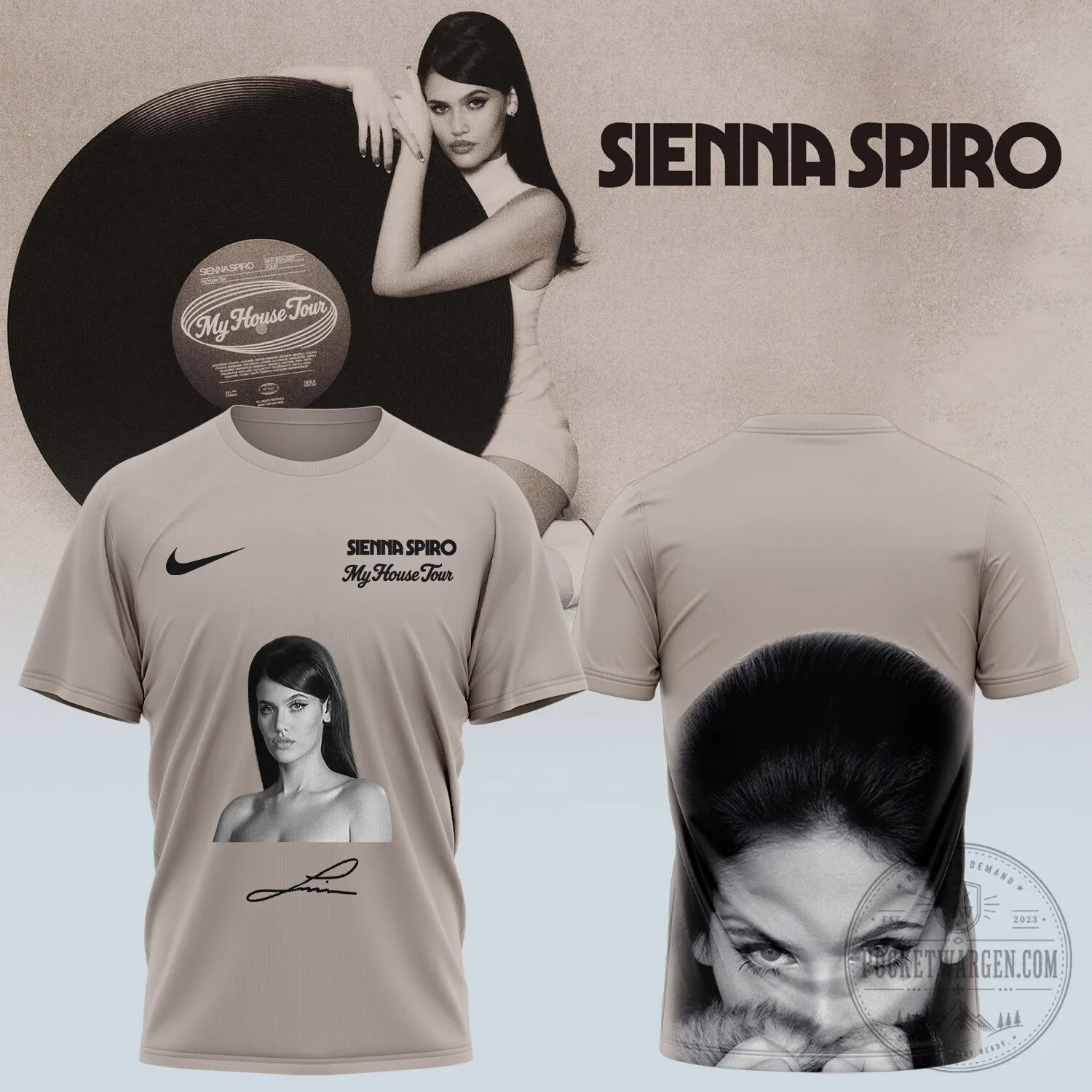 2026 Limited Signature Shirt from .SIENNA SPIRO's "My House Tour" Edition 5 2026 Limited Signature Shirt from .SIENNA SPIRO