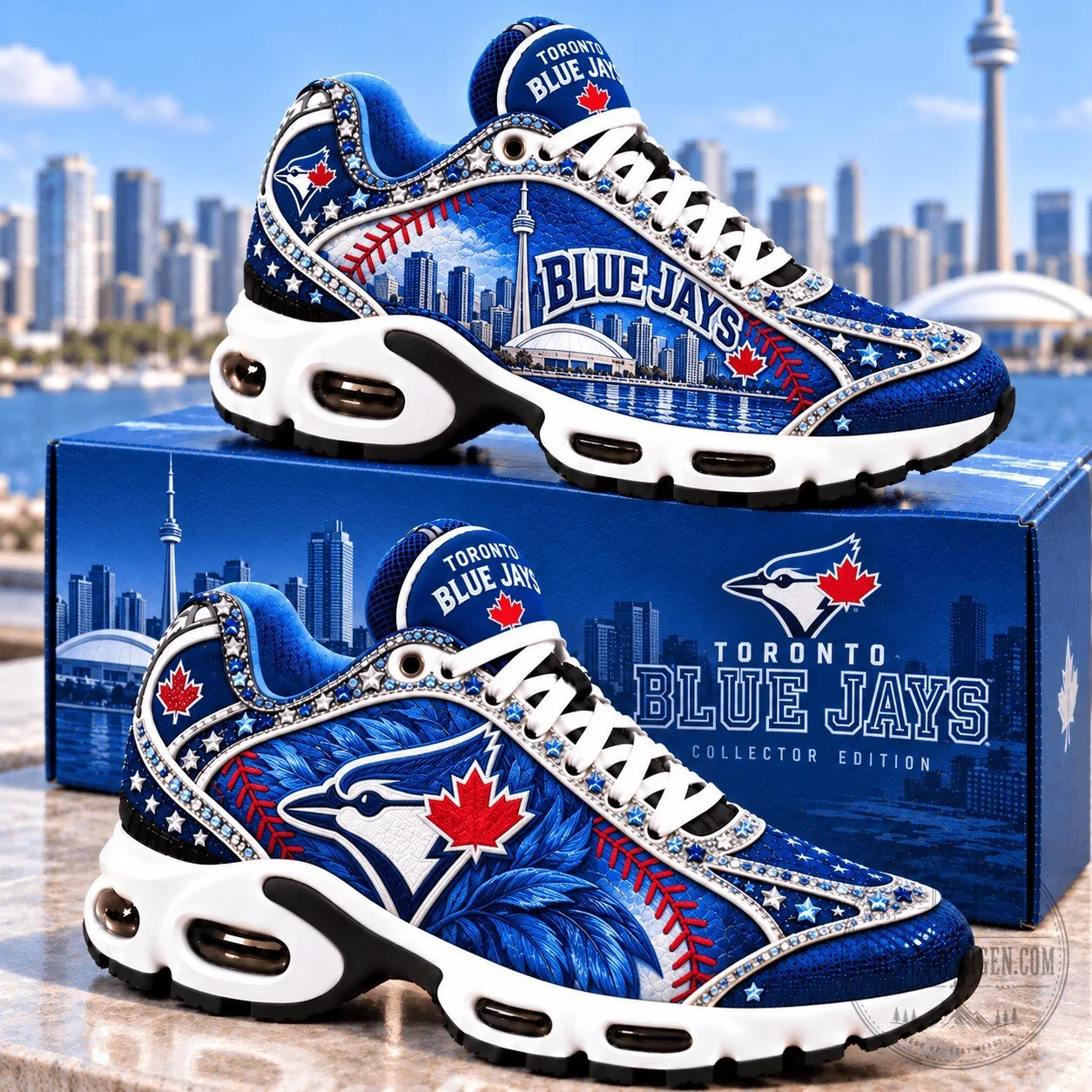 Toronto Blue Jays Baseball Team Fan Air Max Shoes 5 Toronto Blue Jays Baseball Team Fan Air Max Shoes