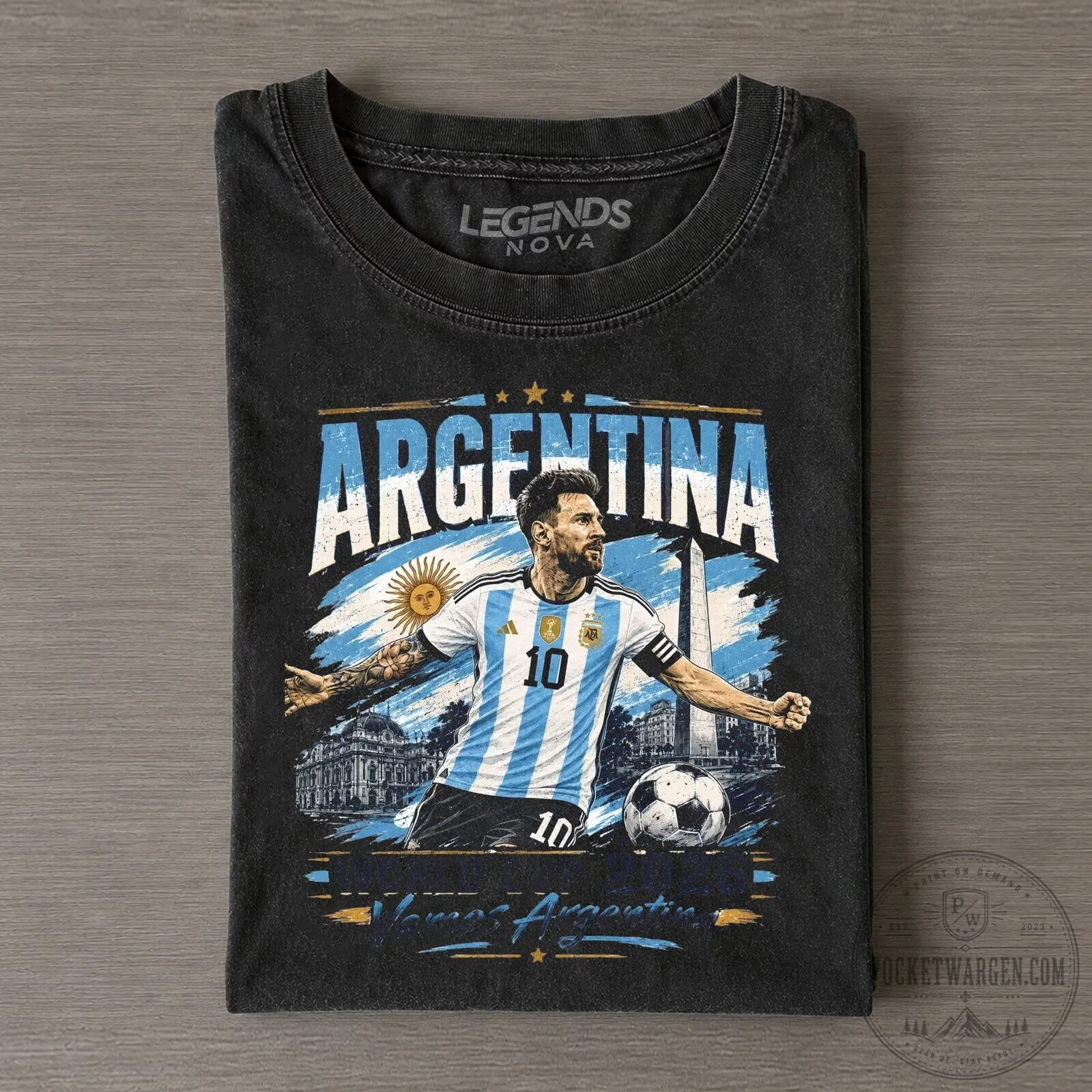 Lionel Messi Argentina Soccer World Cup Fan T-Shirt 8 Lionel Messi Argentina Soccer World Cup Fan T-Shirt