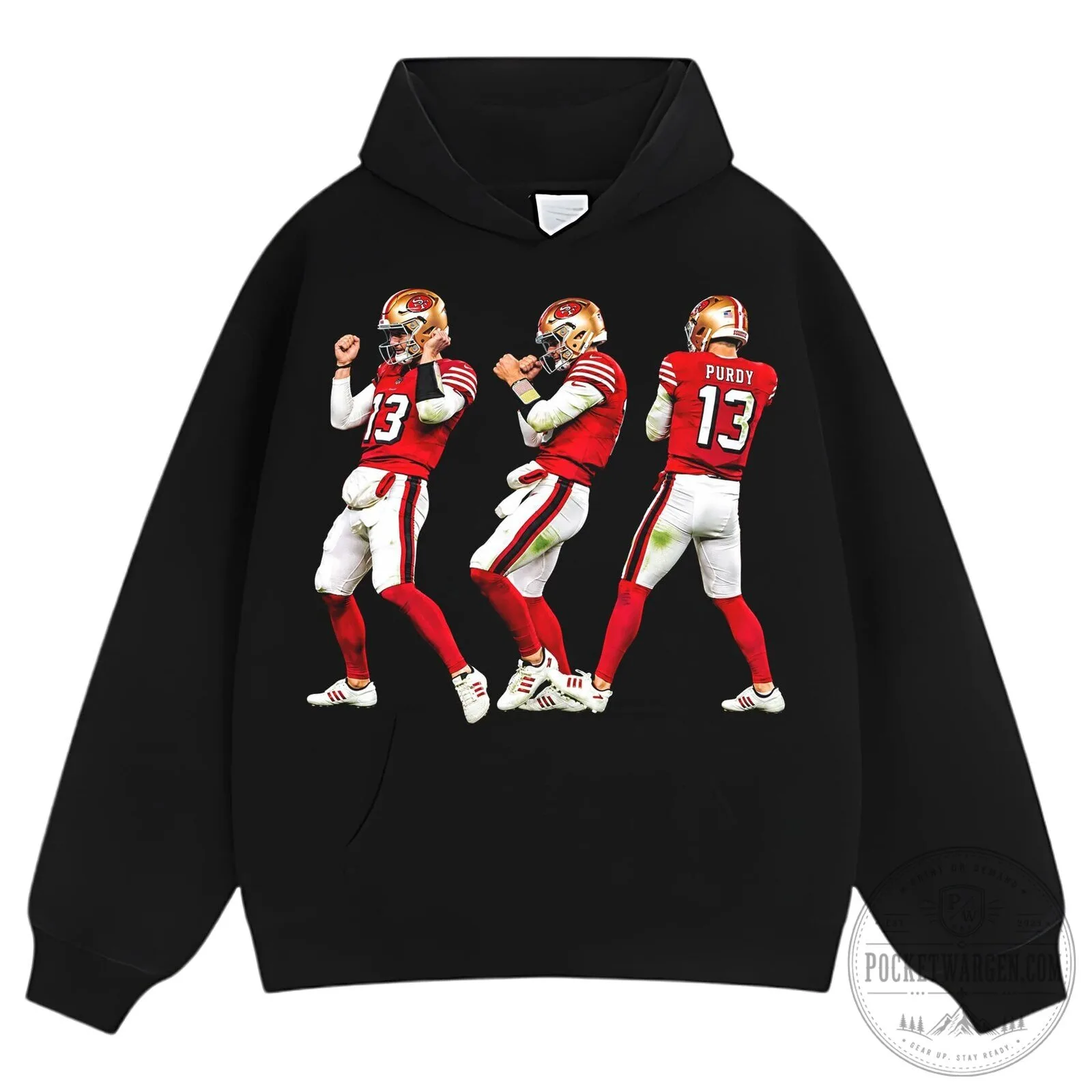 Brock Purdy Vintage San Francisco 49ers Football Player Black T-Shirt 17 Brock Purdy Vintage San Francisco 49ers Football Player Black T-Shirt