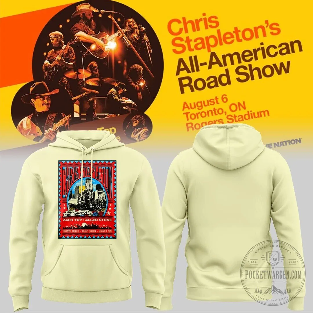 Chris Stapleton's All-American Road Show Rogers Stadium Hoodie 3 Chris Stapleton's All-American Road Show Rogers Stadium Hoodie