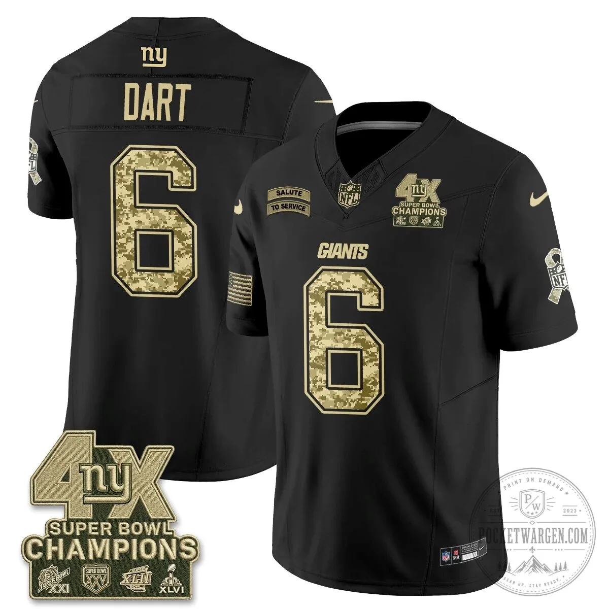New York Giants Salute To Service Vapor Football Jersey 60 New York Giants Salute To Service Vapor Football Jersey