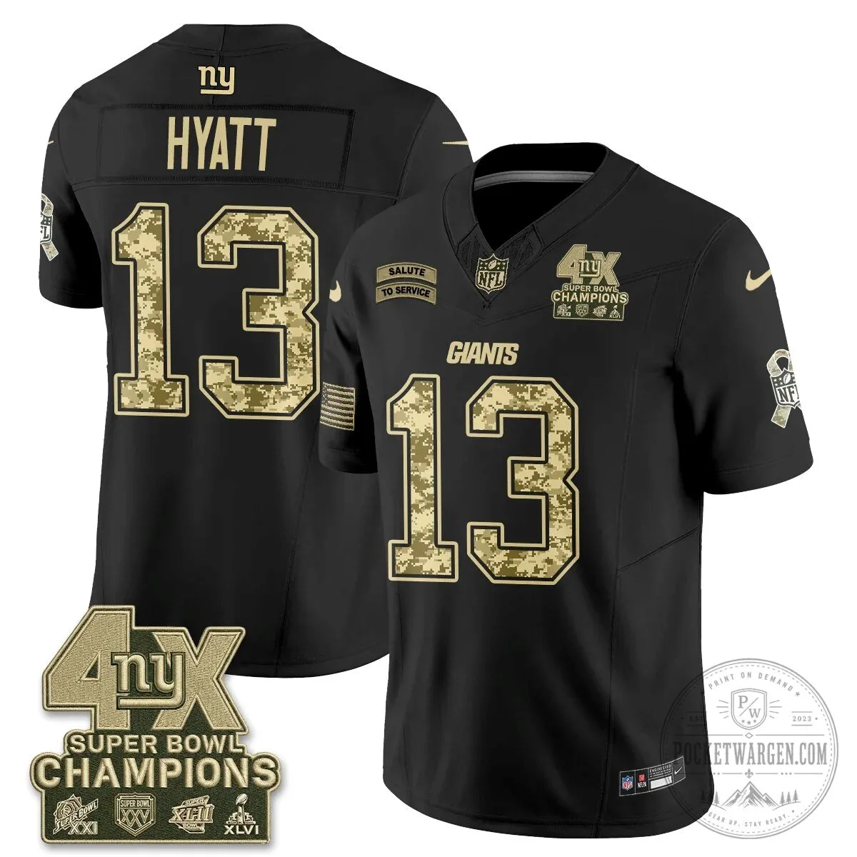 New York Giants Salute To Service Vapor Football Jersey 66 New York Giants Salute To Service Vapor Football Jersey