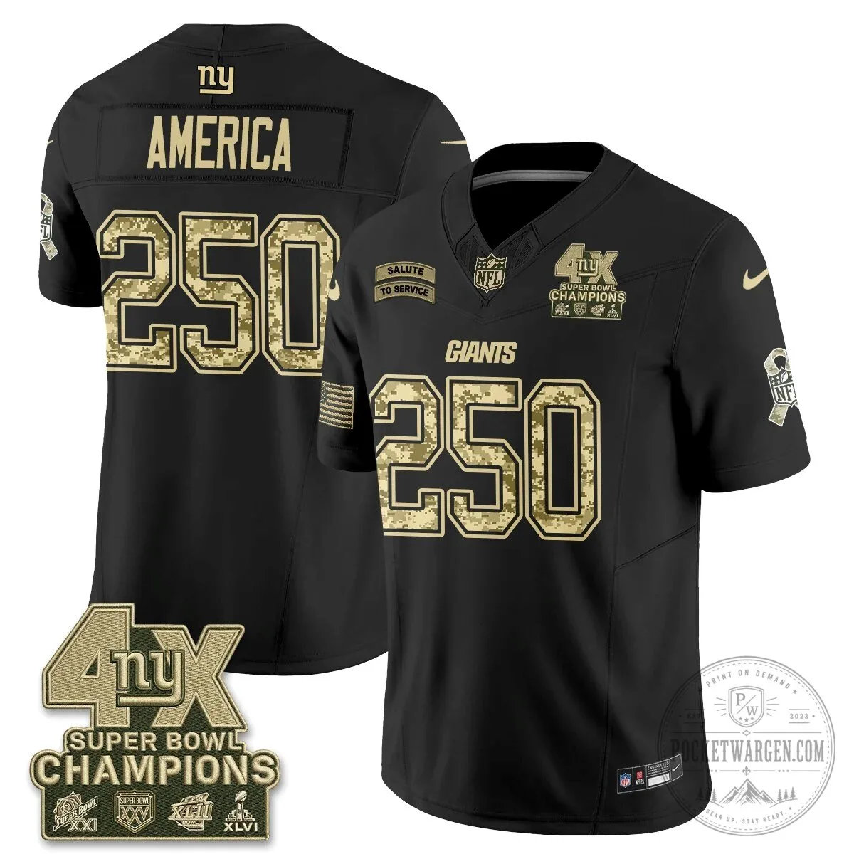 New York Giants Salute To Service Vapor Football Jersey 68 New York Giants Salute To Service Vapor Football Jersey