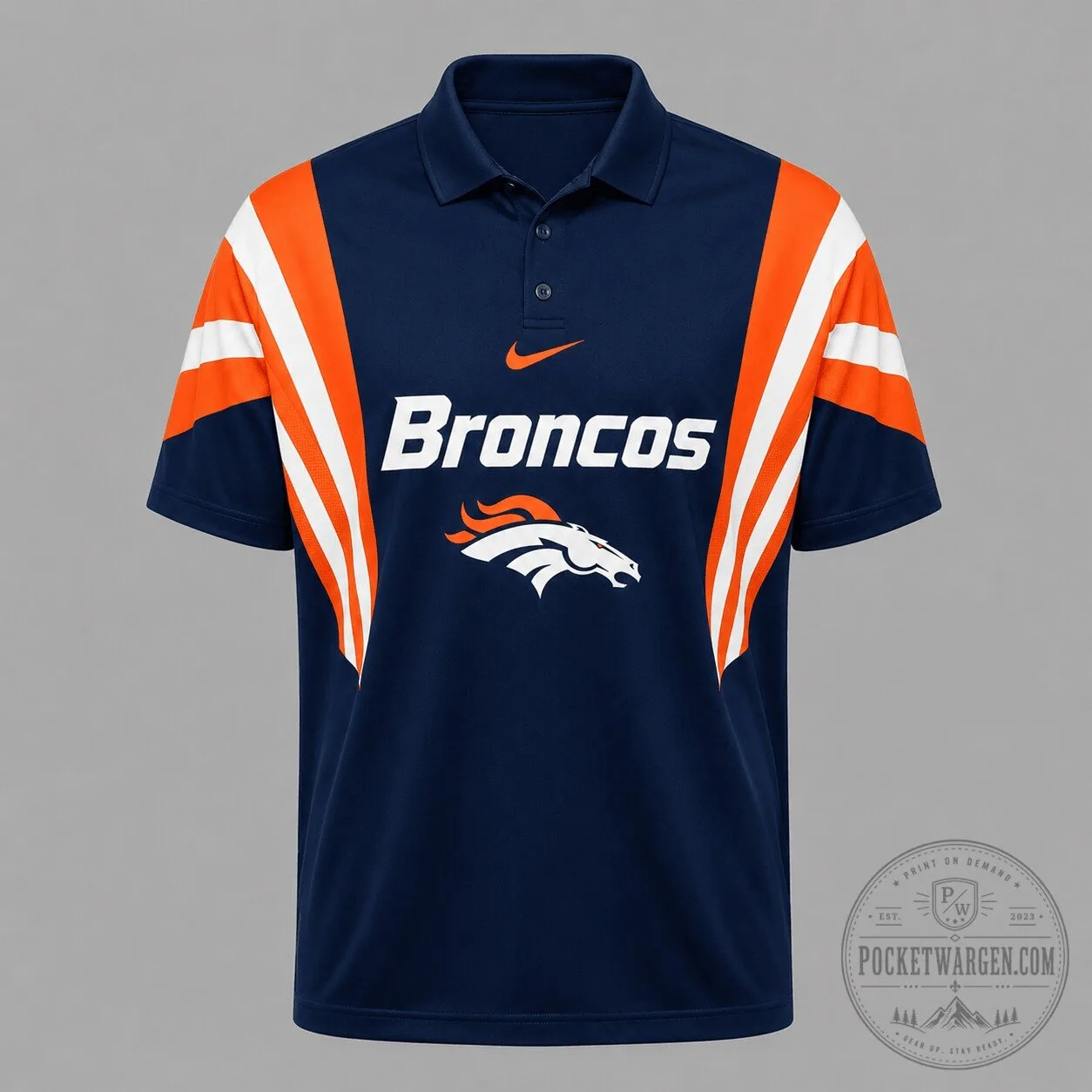 Denver Broncos National Football League Polo Shirt 1 Denver Broncos National Football League Polo Shirt