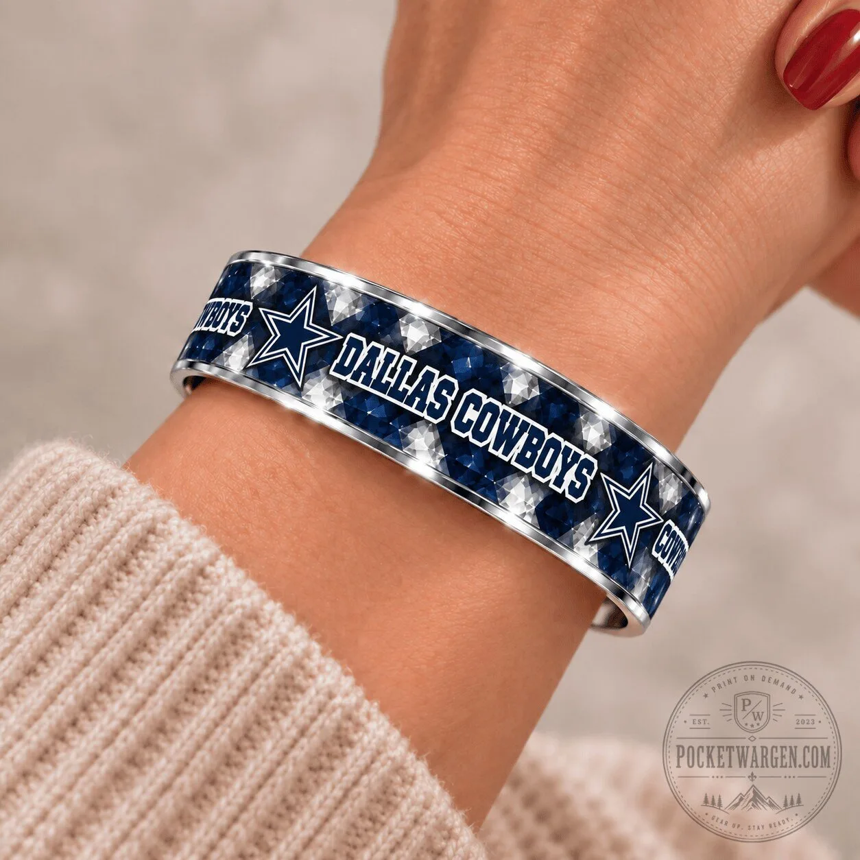 Dallas Cowboys National Football League Team Logo Bracelet 2 Dallas Cowboys National Football League Team Logo Bracelet
