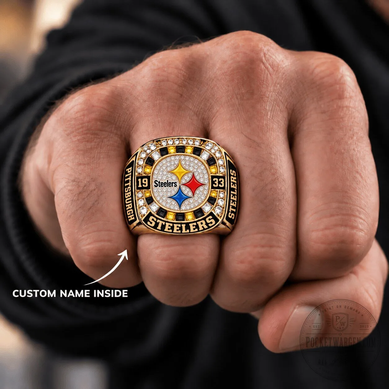 Pittsburgh Steelers National Football League Championship Ring