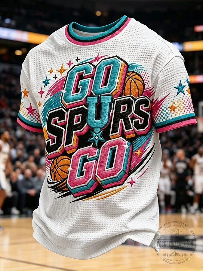 San Antonio Spurs Basketball Fan Shirt, Go Spurs Go Graphic T-Shirt