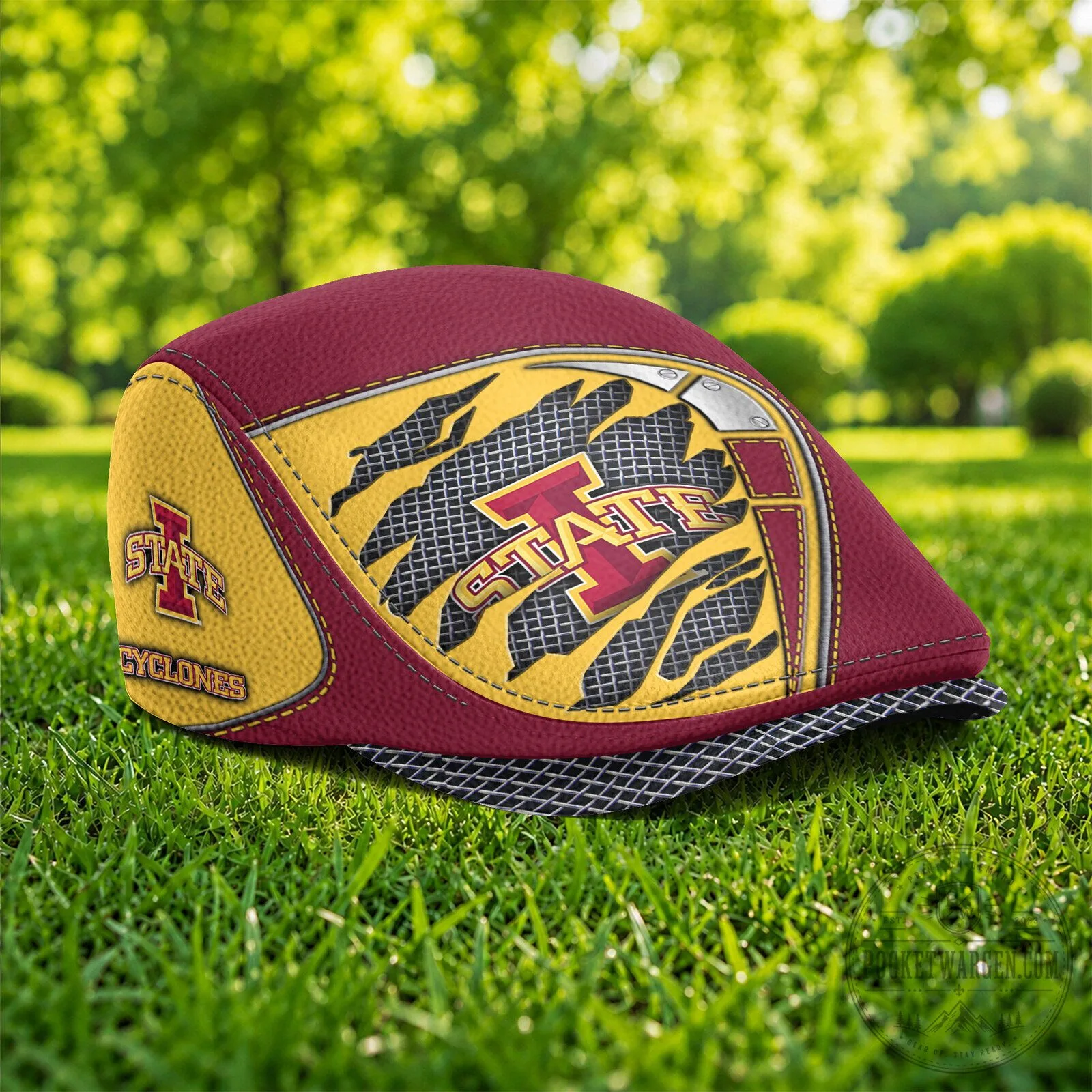 Iowa State Cyclones NCAA Jeff Cap Flat Cap Golf Hat for Men and Women 9 Iowa State Cyclones NCAA Jeff Cap Flat Cap Golf Hat for Men and Women
