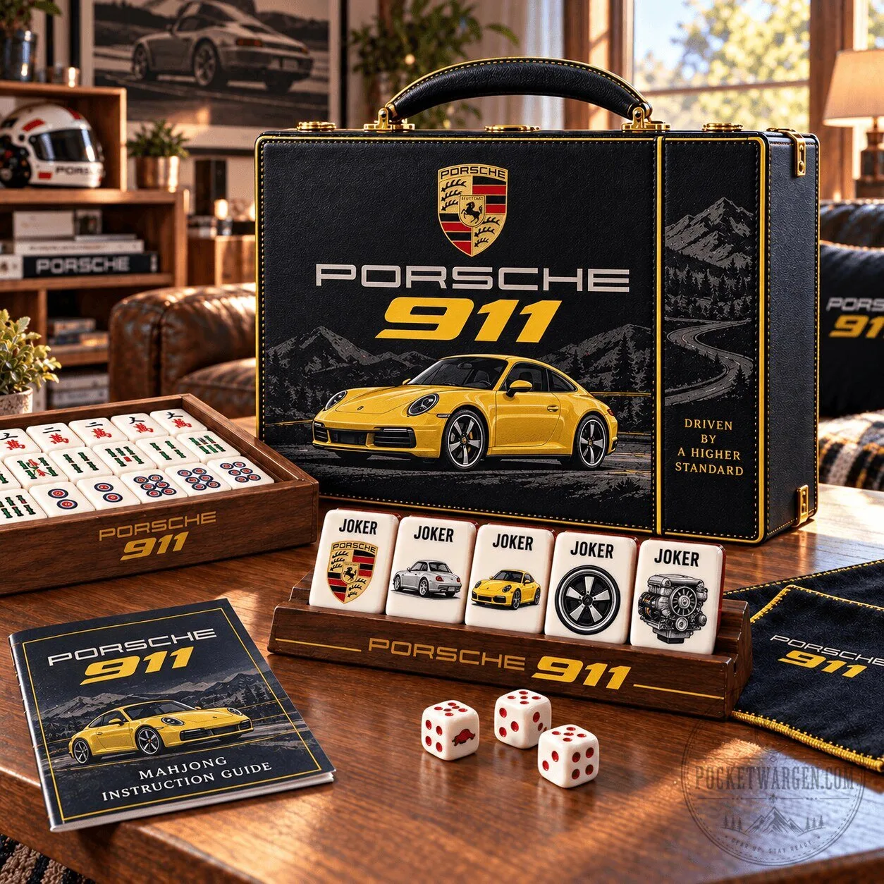 Porsche 911 Premium Mahjong Game Set