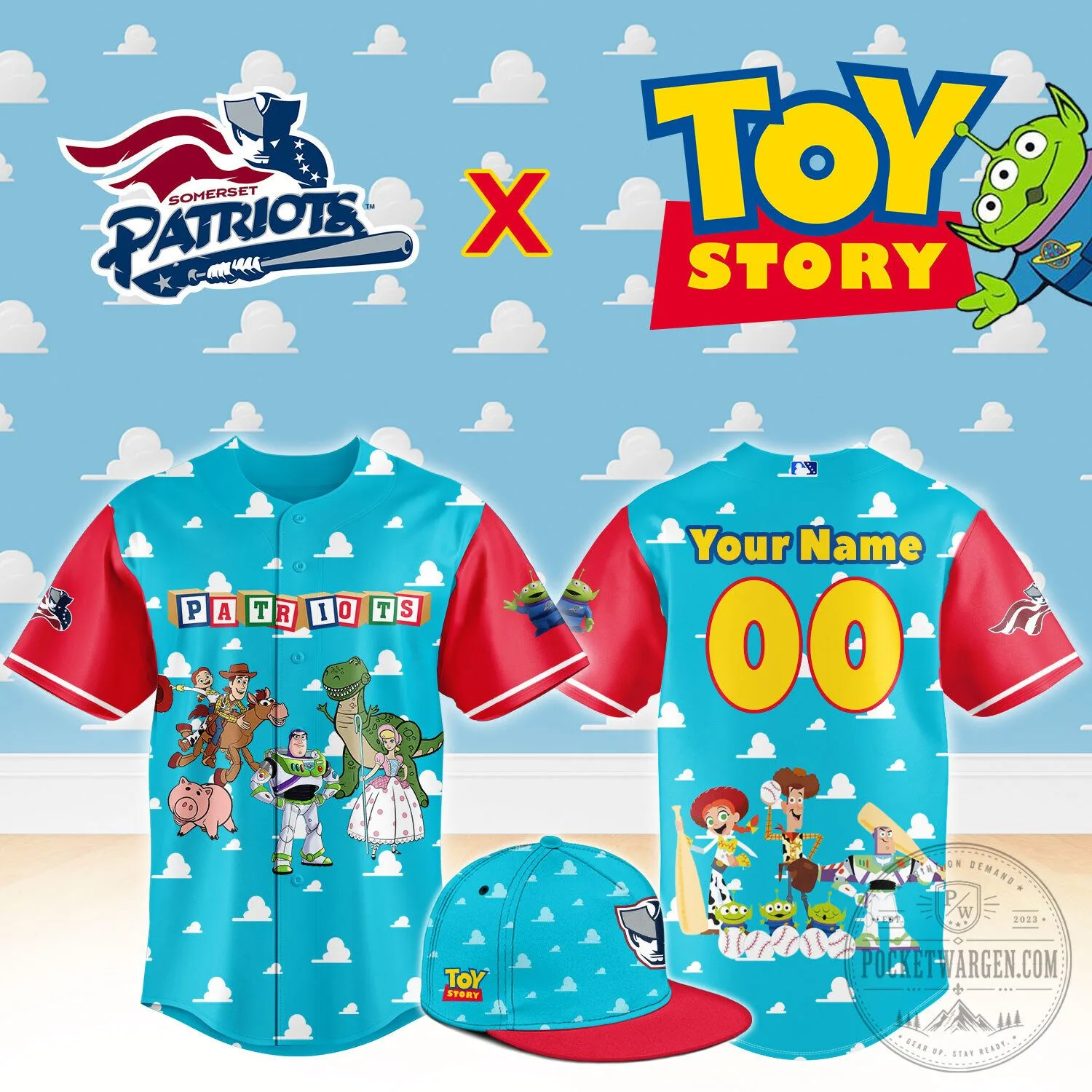 ..S.Patriots Toy Story Night Limited Jersey NN