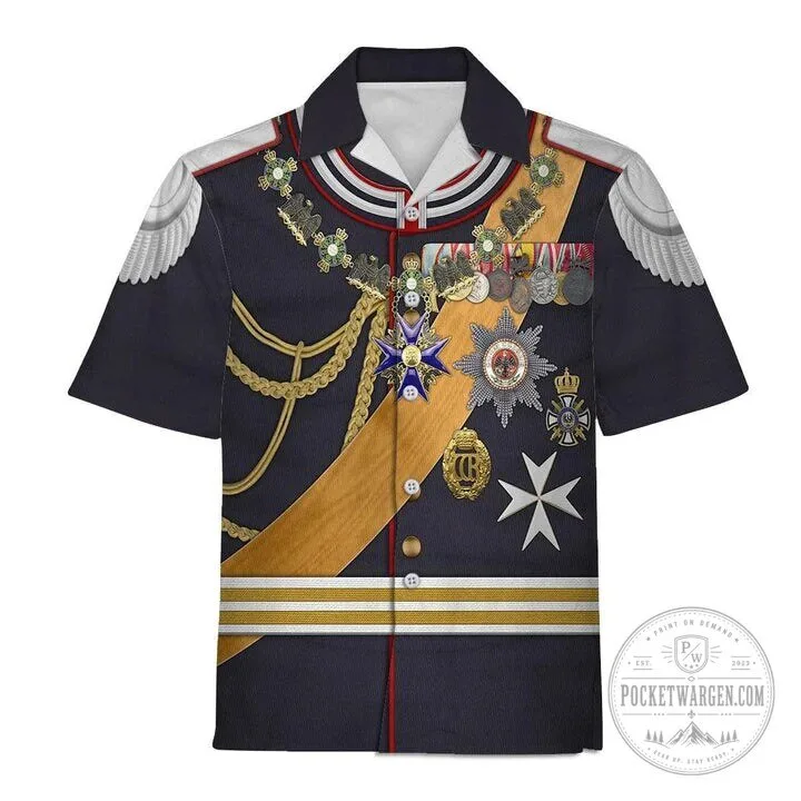Kaiser Wilhelm II German Empire Gala Uniform Costume Hoodie and Pants Set 24 Kaiser Wilhelm II German Empire Gala Uniform Costume Hoodie and Pants Set