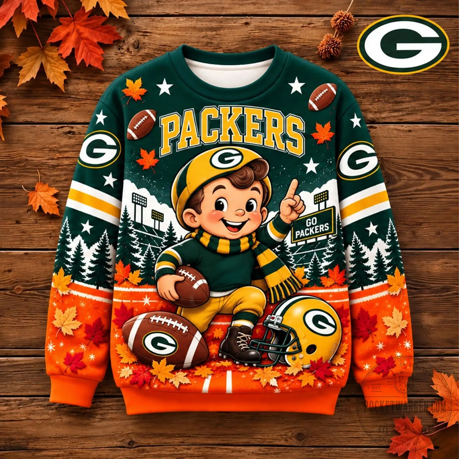 Green Bay Packers National Football League Crewneck Ugly Christmas Sweater 12 Green Bay Packers National Football League Crewneck Ugly Christmas Sweater