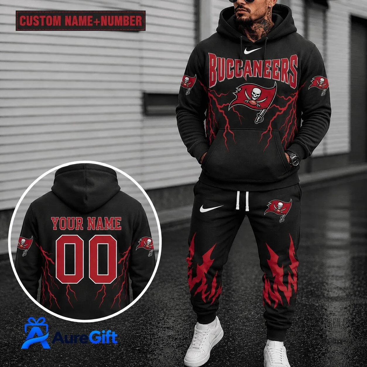 Tampa Bay Buccaneers Personalized Football Team Hoodie Sweatshirt and Pants Set 1 Tampa Bay Buccaneers Personalized Football Team Hoodie Sweatshirt and Pants Set