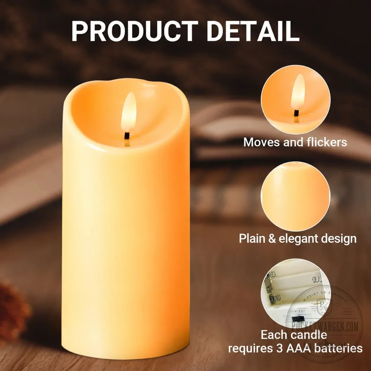 Country Music Dolly Parton Flameless LED Candle, Tennessee Wildflower Decor 7 Country Music Dolly Parton Flameless LED Candle, Tennessee Wildflower Decor