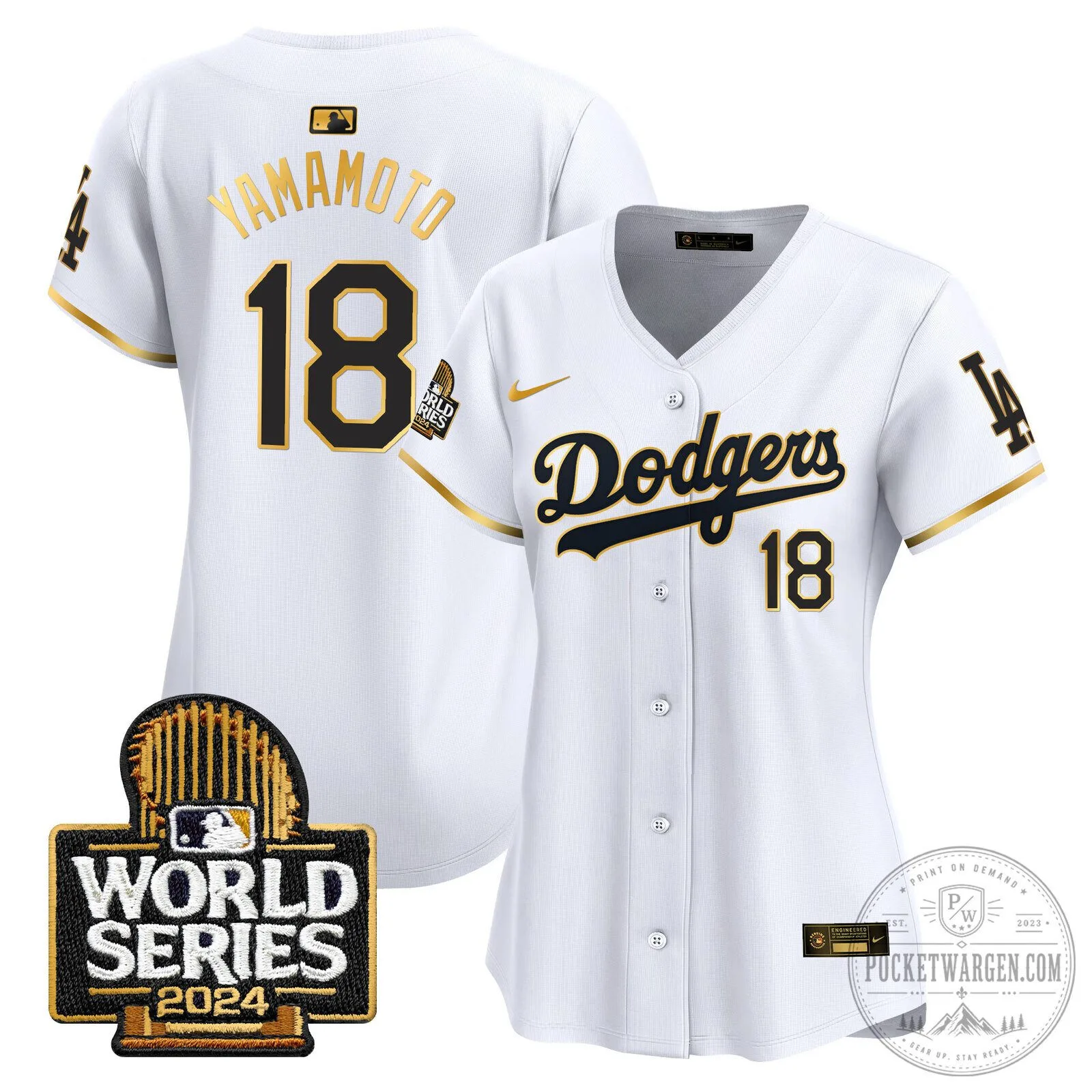 Los Angeles Dodgers 2024 World Series Gold Trim Baseball Jersey 71 Los Angeles Dodgers 2024 World Series Gold Trim Baseball Jersey
