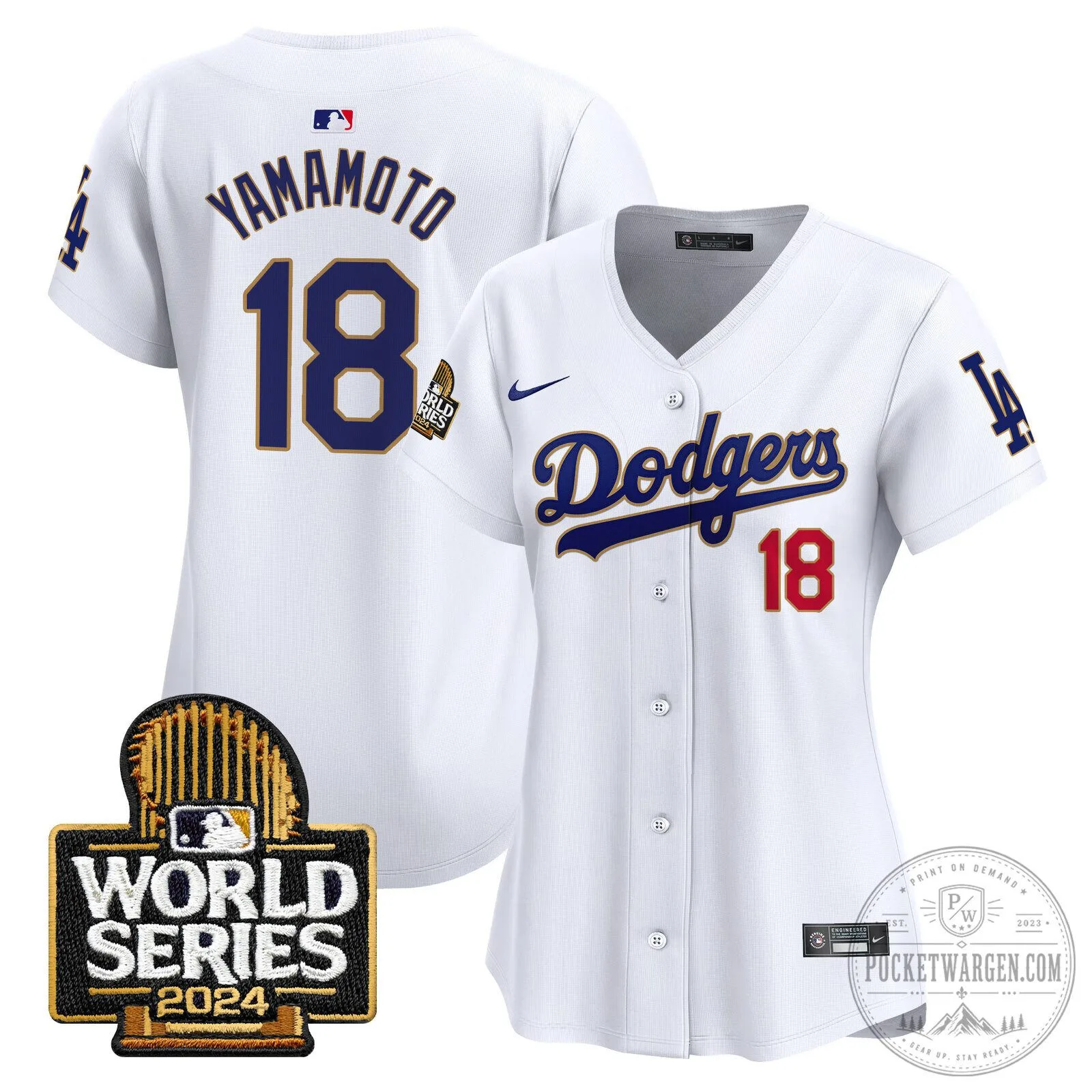 Los Angeles Dodgers 2024 World Series Gold Trim Baseball Jersey 81 Los Angeles Dodgers 2024 World Series Gold Trim Baseball Jersey