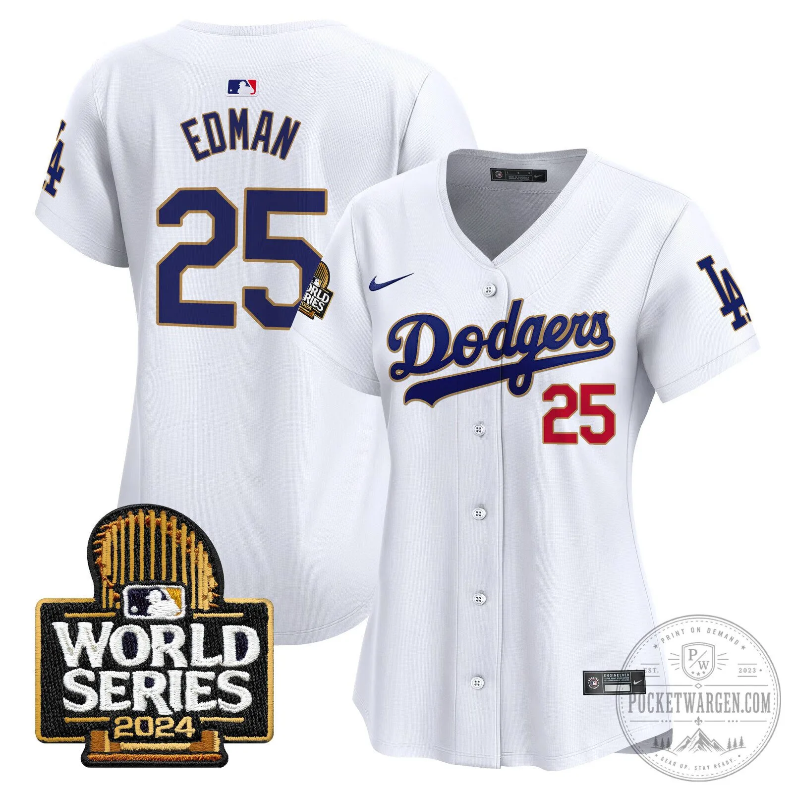 Los Angeles Dodgers 2024 World Series Gold Trim Baseball Jersey 82 Los Angeles Dodgers 2024 World Series Gold Trim Baseball Jersey