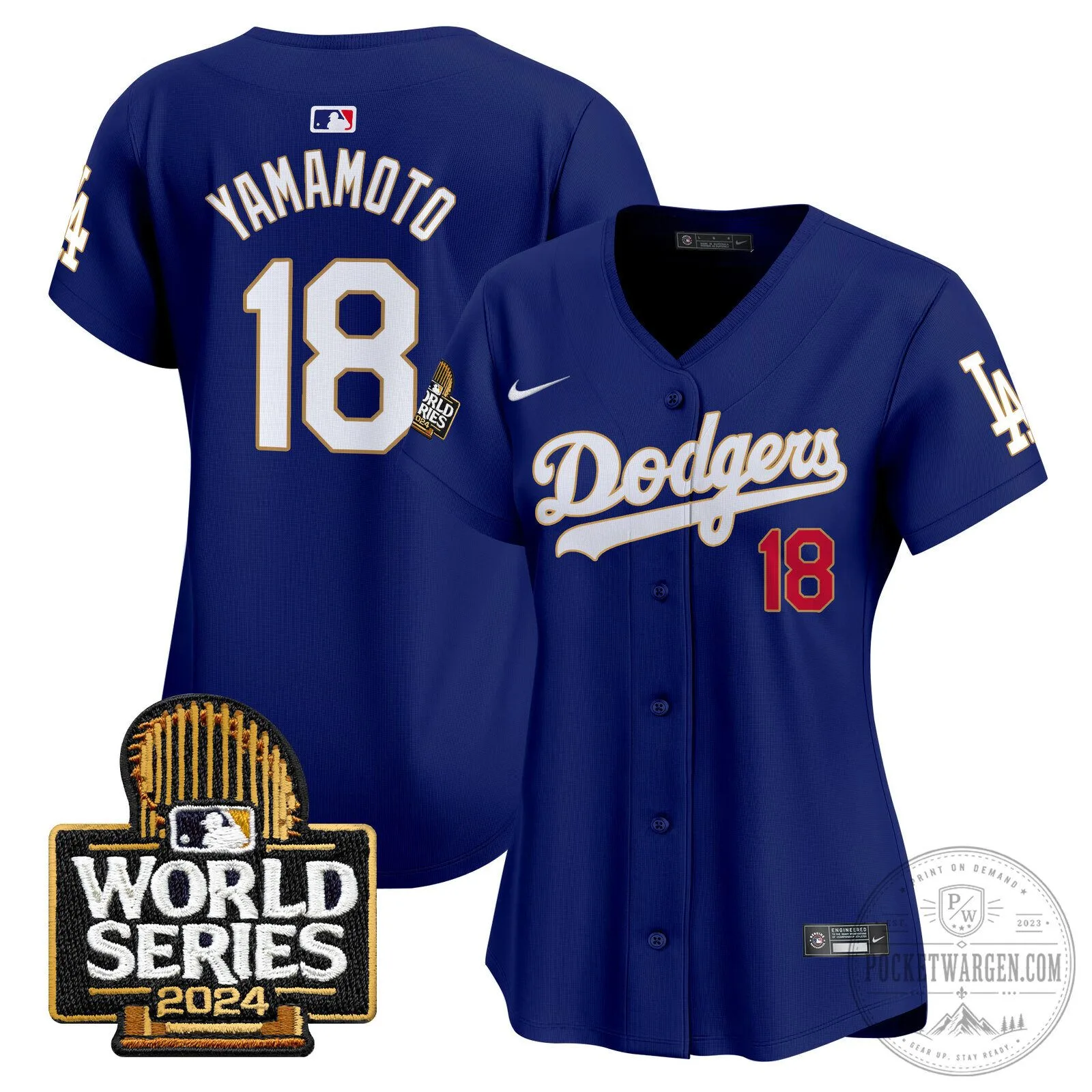 Los Angeles Dodgers 2024 World Series Gold Trim Baseball Jersey 91 Los Angeles Dodgers 2024 World Series Gold Trim Baseball Jersey