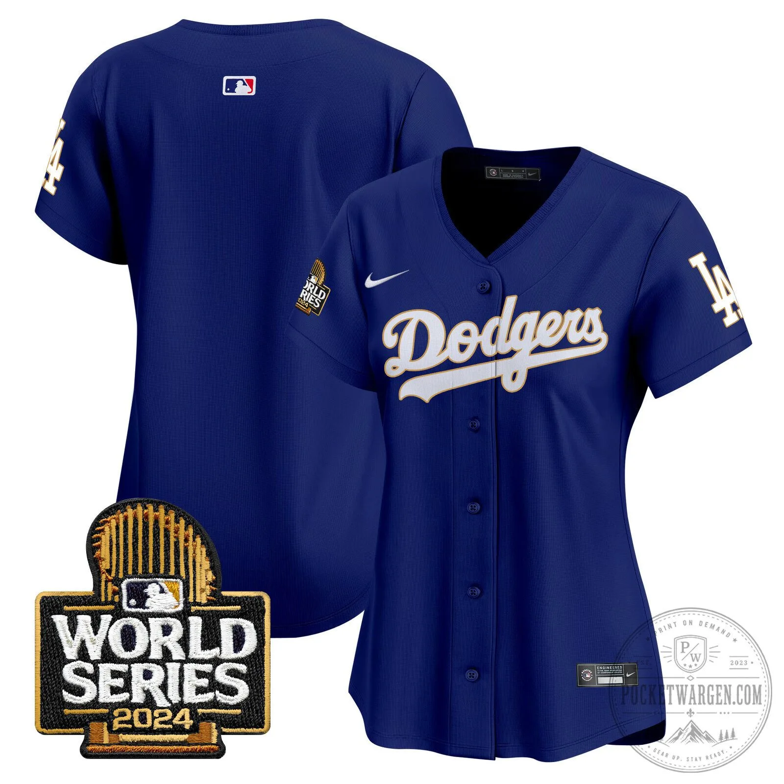 Los Angeles Dodgers 2024 World Series Gold Trim Baseball Jersey 93 Los Angeles Dodgers 2024 World Series Gold Trim Baseball Jersey