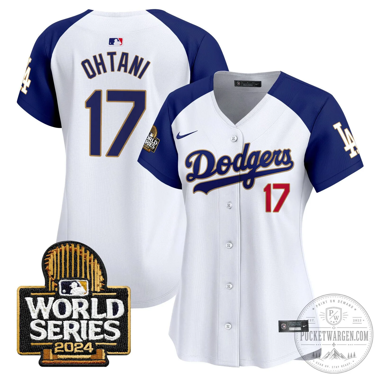 Los Angeles Dodgers 2024 World Series Gold Trim Baseball Jersey 95 Los Angeles Dodgers 2024 World Series Gold Trim Baseball Jersey