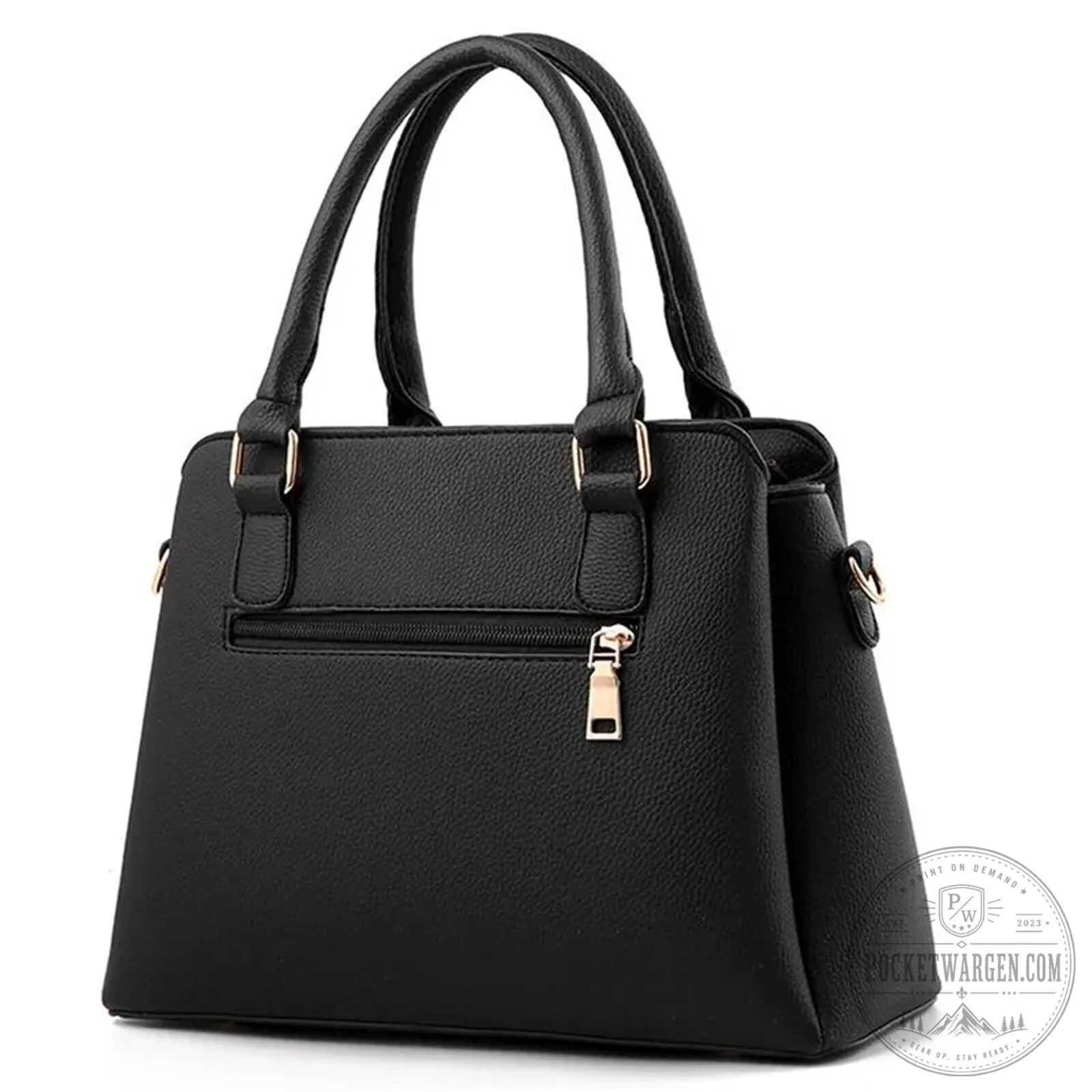 Buick Car Logo Custom Name Black Leather Handbag for Women 29 Buick Car Logo Custom Name Black Leather Handbag for Women