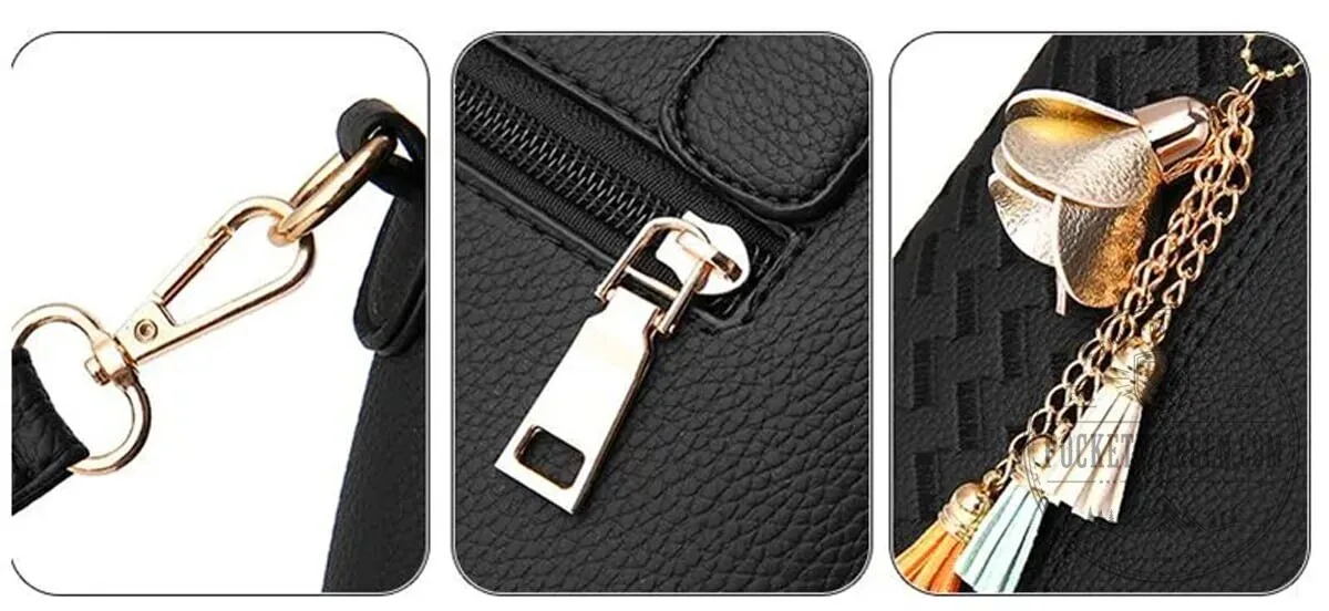Buick Car Logo Custom Name Black Leather Handbag for Women 31 Buick Car Logo Custom Name Black Leather Handbag for Women