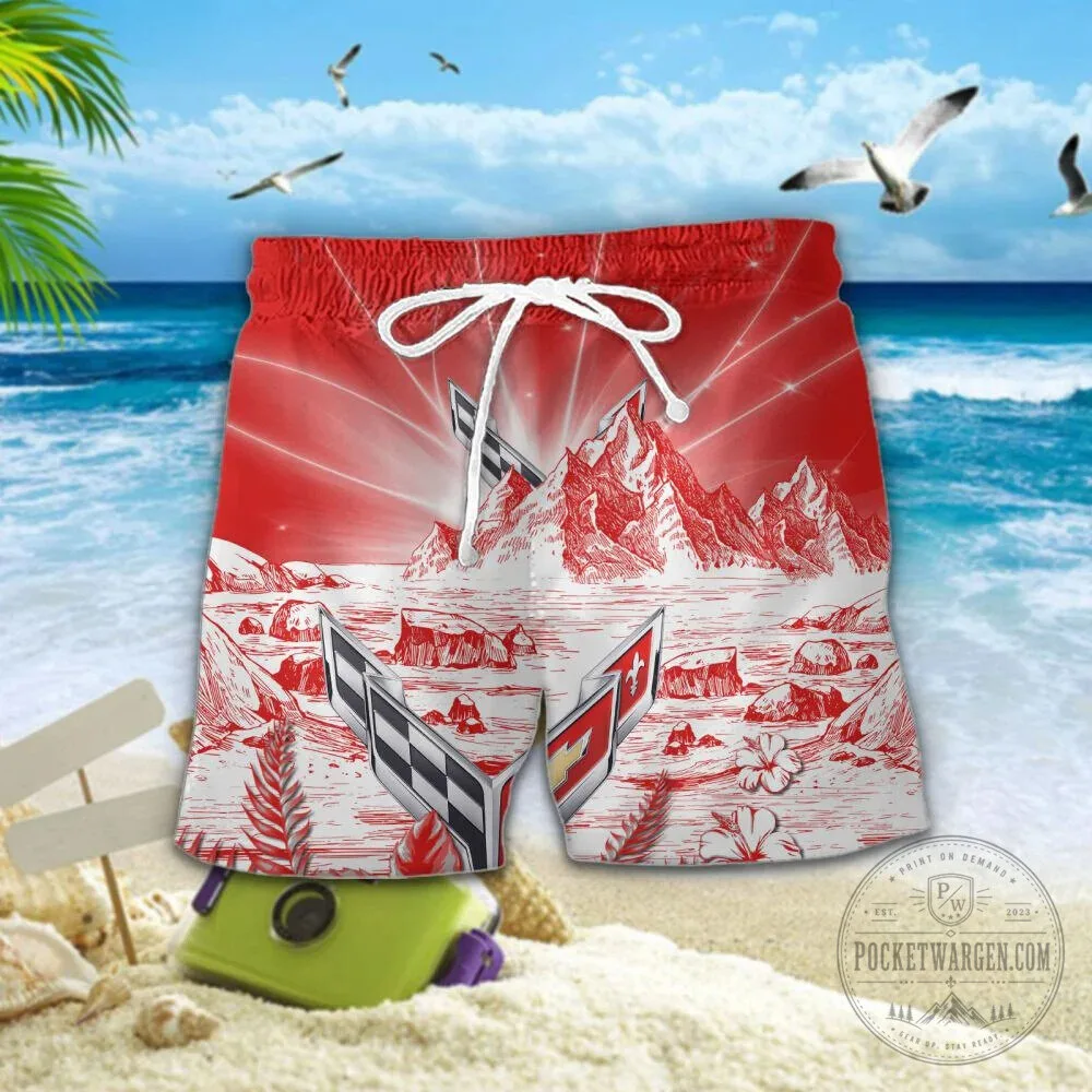 Corvette Logo Hawaiian Shirt Summer Beach Vacation Apparel 15 Corvette Logo Hawaiian Shirt Summer Beach Vacation Apparel