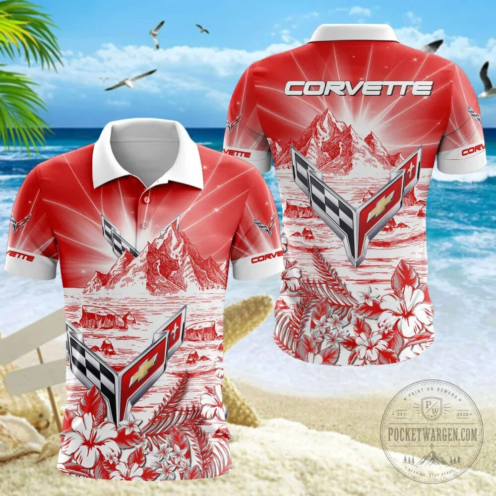 Corvette Logo Hawaiian Shirt Summer Beach Vacation Apparel 18 Corvette Logo Hawaiian Shirt Summer Beach Vacation Apparel