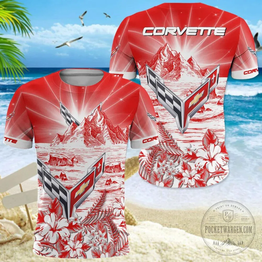Corvette Logo Hawaiian Shirt Summer Beach Vacation Apparel 19 Corvette Logo Hawaiian Shirt Summer Beach Vacation Apparel