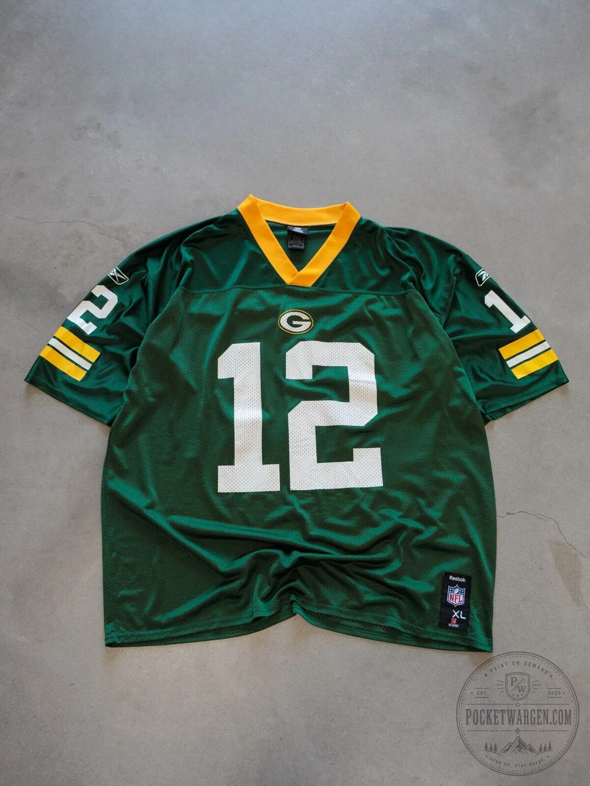 Green Bay Packers Aaron Rodgers NFL Football Jersey Vintage Style 2 Green Bay Packers Aaron Rodgers NFL Football Jersey Vintage Style