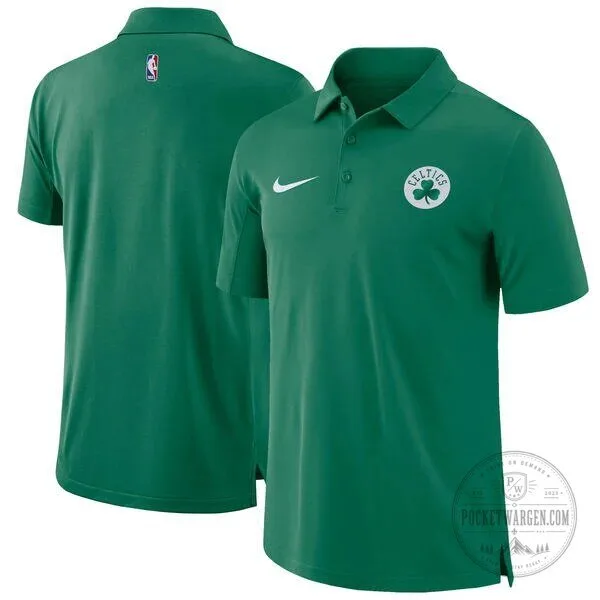 Boston Celtics Green Nike Performance Logo Polo Shirt