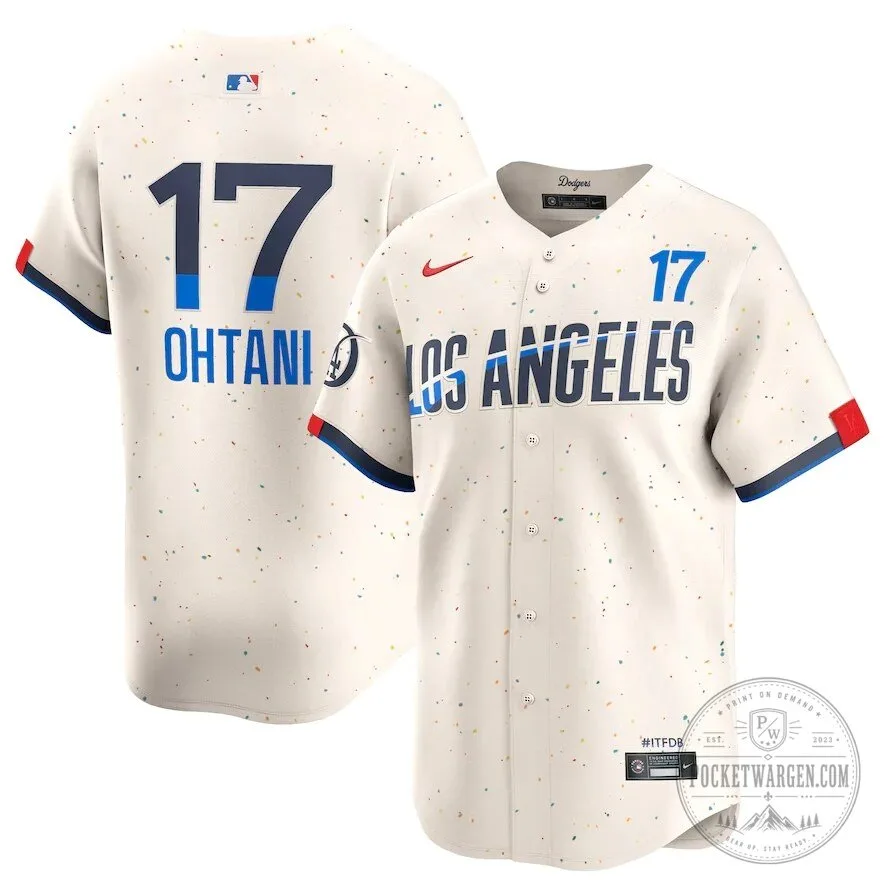 Shohei Ohtani Los Angeles Dodgers City Connect 2024 Baseball Jersey 3 Shohei Ohtani Los Angeles Dodgers City Connect 2024 Baseball Jersey